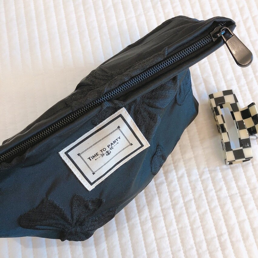 Estuche de tela de algodón con estampado Floral para mujer y niña, neceser grande de almacenamiento para cosméticos, organizador de maquillaje, neceser de viaje, 1 unidad,organizador brochas maquillaje ,estuche lápices