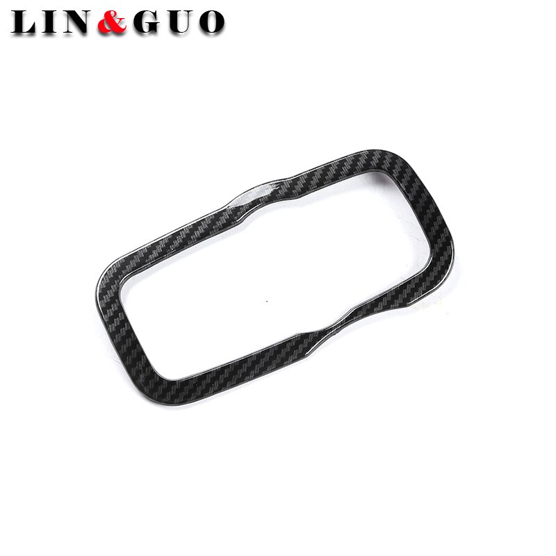 Carbon Fiber Headlight Switch Panel Cover Trim For 2019+ Chevy Silverado / GMC Sierra