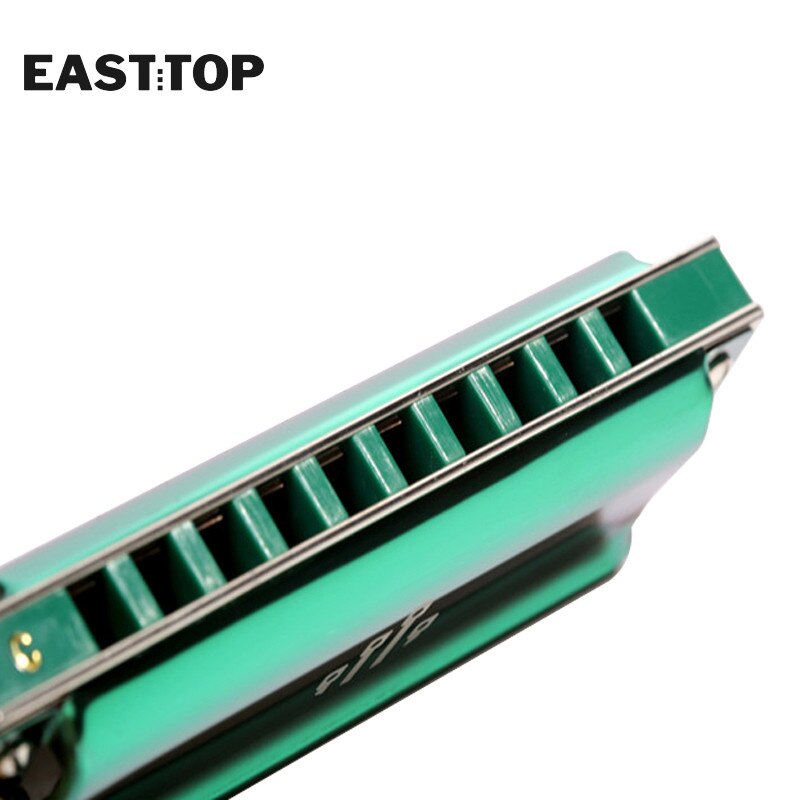 EASTTOP PR020 10 Holes Diatonic Harmonica Blues Harp Diatonic 10 Hole Blues Harmonica Musical Instruments