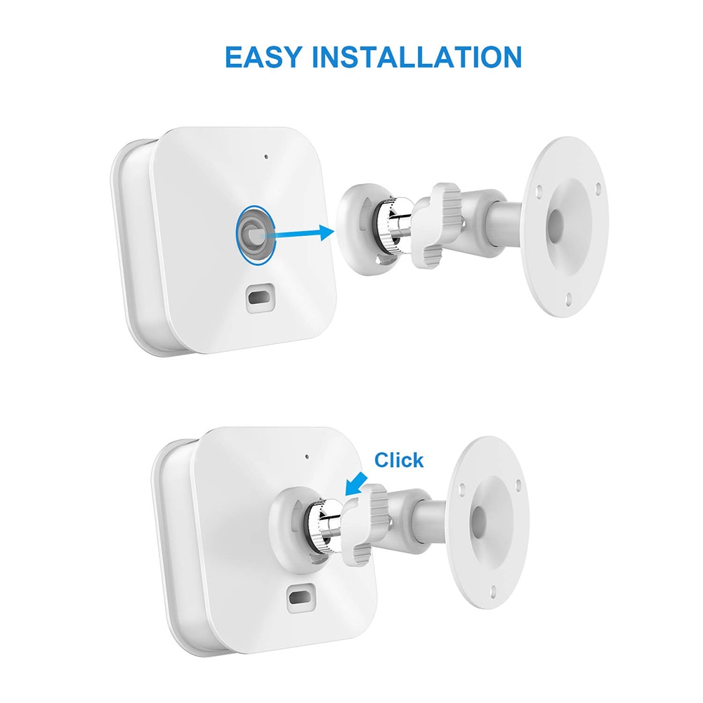 Security Wall Mount Sensor Metal Security Camera Bracket Indoor Mount Bracket 360 Degree Rotation LHB99