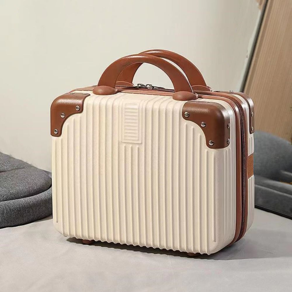 14 inch Mini Travel Suitcase Cosmetic Box Hand Luggage Organizer Makeup Case PC Small Password Box Boarding Case