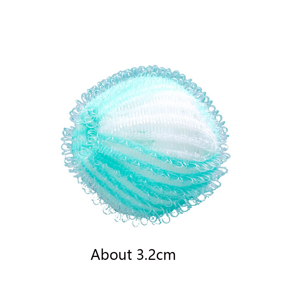 6pcs Nylon Laundry Ball Decontamination Washing Machine Washing And Protecting Ball Sticking Hair Removal Cleaning Ball