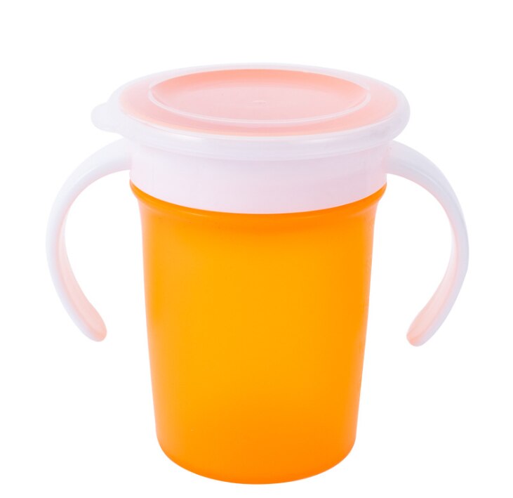 1pc magiske kopper baby læringe drikkekopp 360 grader kan roteres lekkasjesikker barnevannkopp flaske 220/240ml: C1