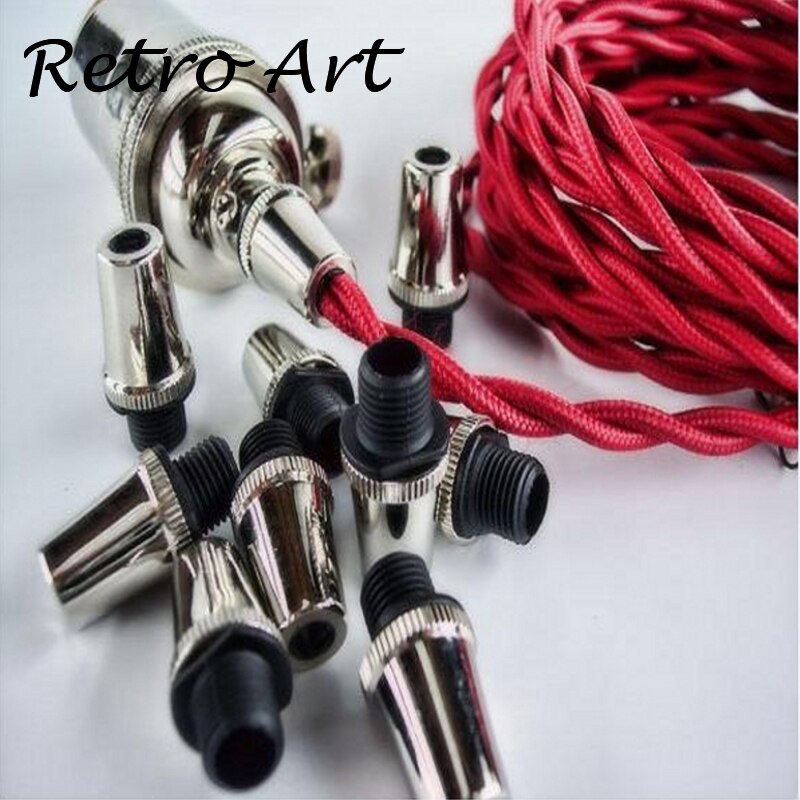 Pendant Metal Cord Grips Retro Cable Clamp Lock Polish Lamp Wire Lock