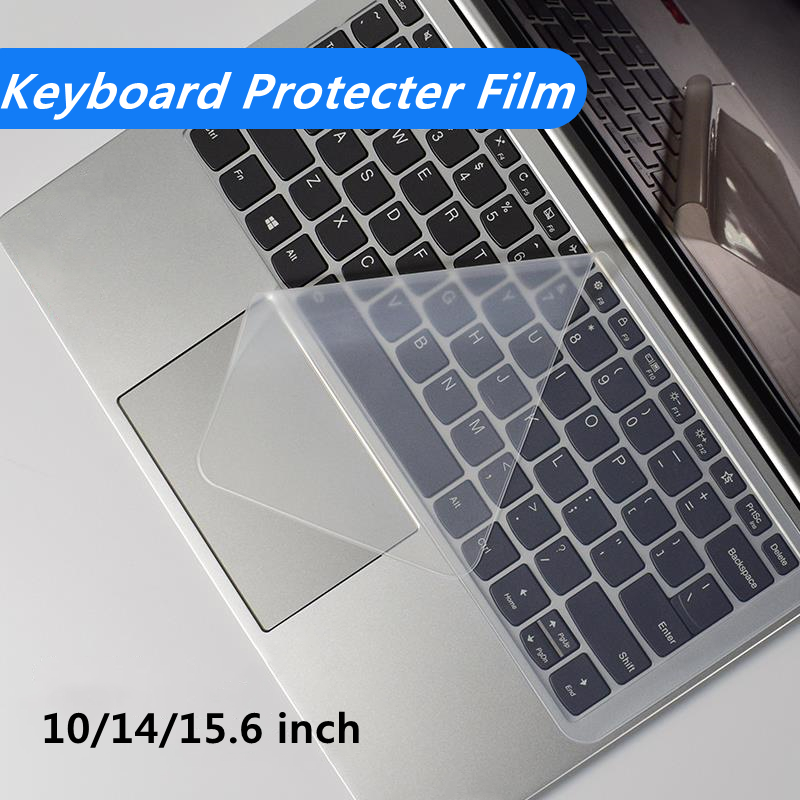Computer Keyboard Cover Notebook Laptop Universal Protector Waterproof Keyboard Soft Clear Protective Film Silicone 10"14" 15.6"