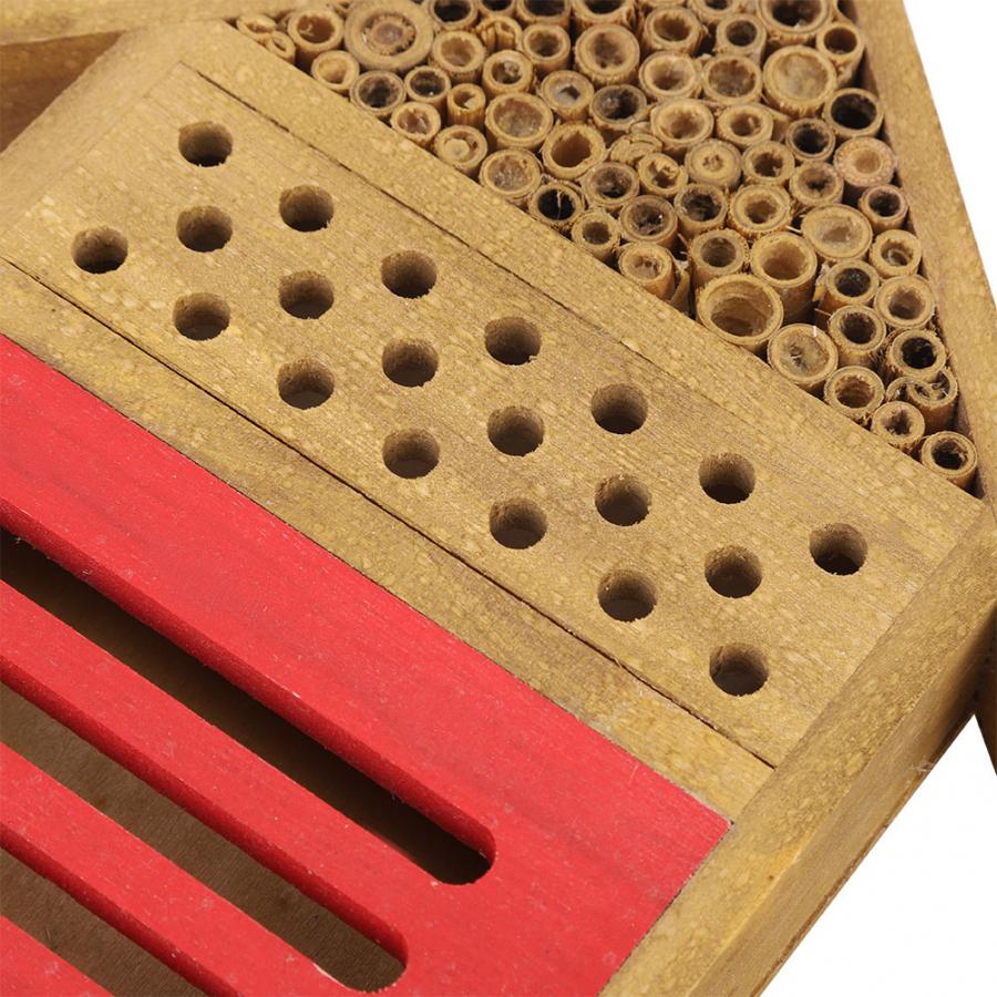 Maisonnette en bois à insectes | Chambre à insectes en bois, abri d'hôtel, décoration de jardin, coffret à abeilles en bois