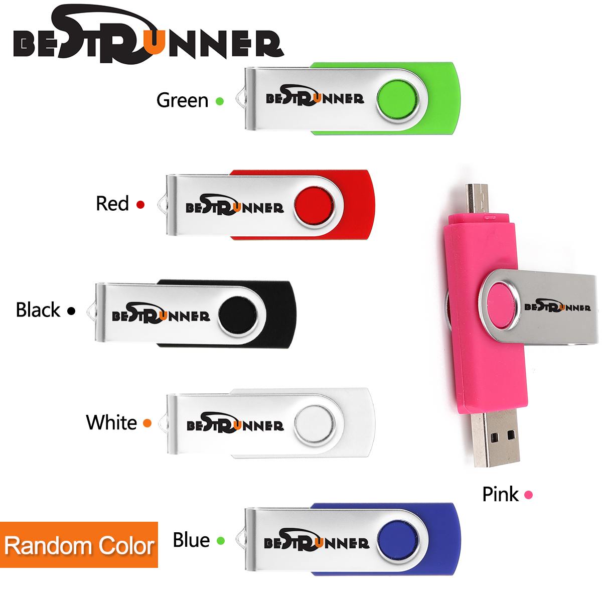 USB 2.0 Type-c Adapter OTG Flash Drive 512 M/8G/16G/32G /64G/128G USB Flash Memory Stick U Disk Opvouwbare Sleutel Hanger