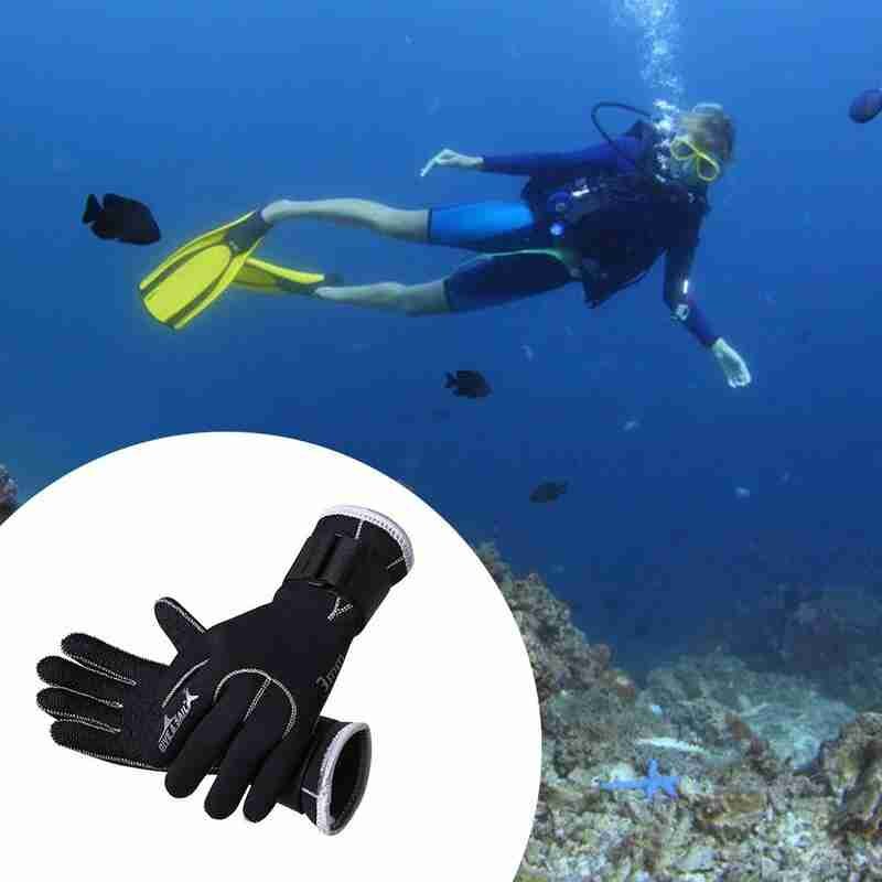 Surf Surfing 3Mm Neoprene Cold-Proof Winter Swim Swimming Scuba Snorkeling Diving Gloves Keep Diving Swimming