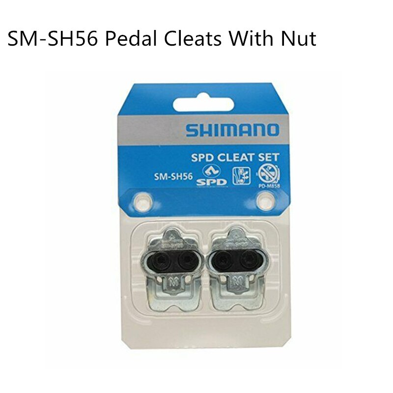 Shimano spd sm  sh51 sh56 poljinpidikkeet levypyörä kelluva maastopyörän kiinnikkeet  sh51 sh56 m520 m540 m8000 m8020 alkuperäistä shimanoa