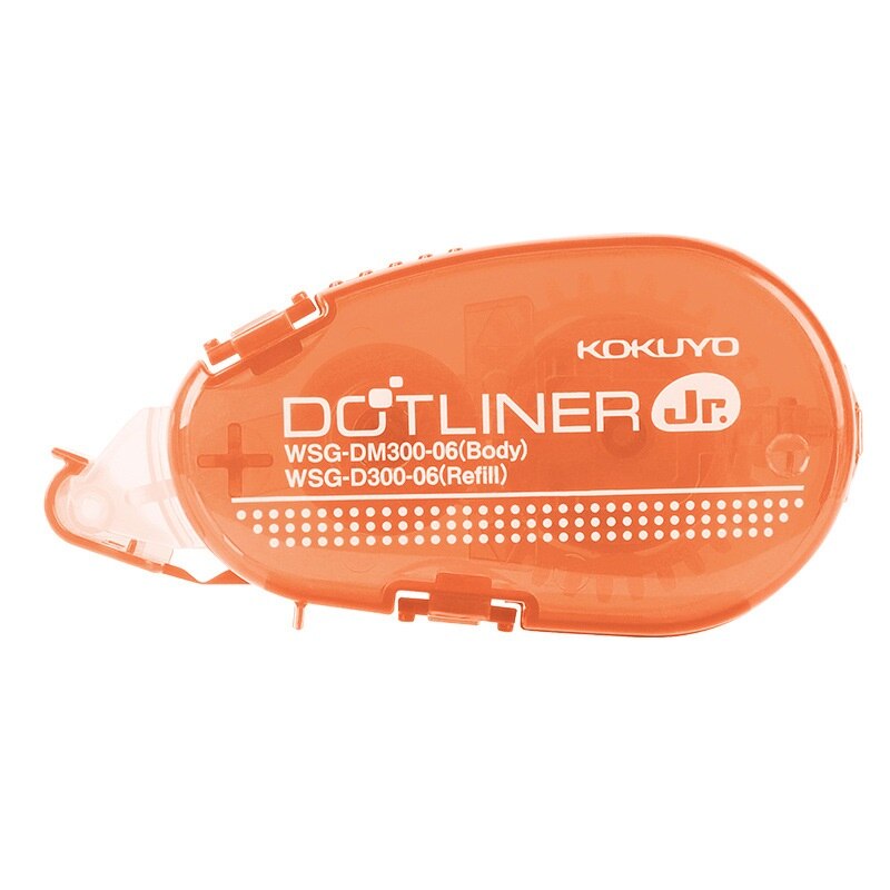 KOKUYO Punkt Liner Kleber Band Multi Farbe Rolle Typ Tragbare Größe Foto Sicher Doppelseitigem Klebeband für Album Tagebuch Schule a6185: Orange