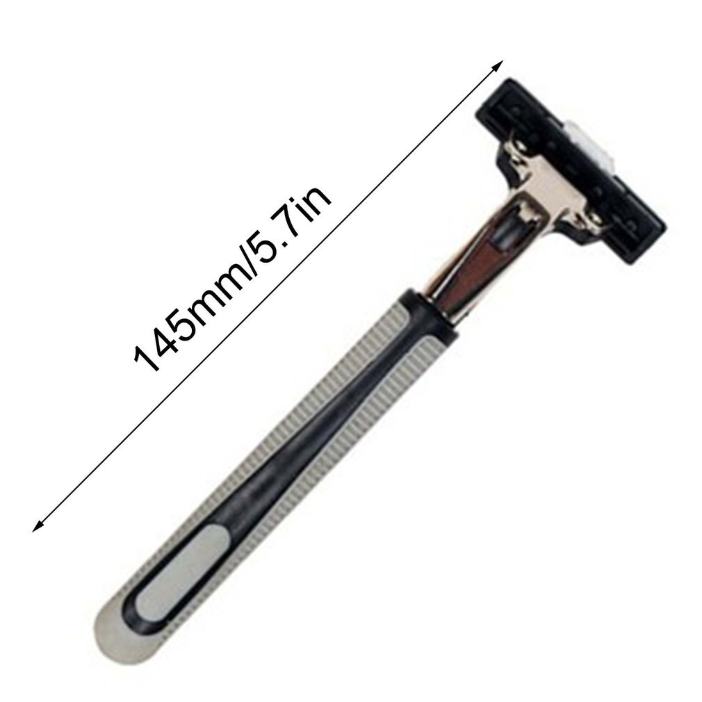 1 håndtak 30 stk dobbeltlags barbering til menn barberblader manuelle barberblader til menn til standard barberblad til barbering