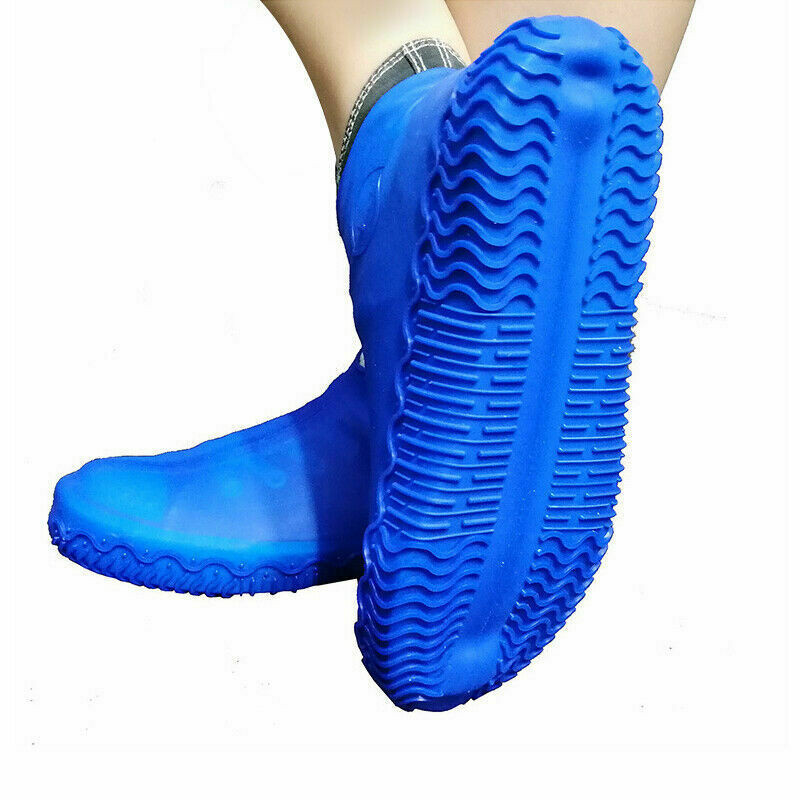 ¡Oferta! Cubiertas de látex reutilizables antideslizantes para zapatos, botas impermeables para lluvia, calzado para acampar al aire libre, calzado antideslizante de caucho resistente para la lluvia