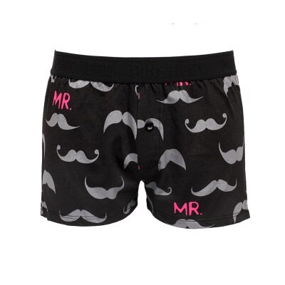 Boxer rose pour homme, sous-vêtement de maison en coton, imprimé, short de Hero , caleçon Sexy,: 3 / XL