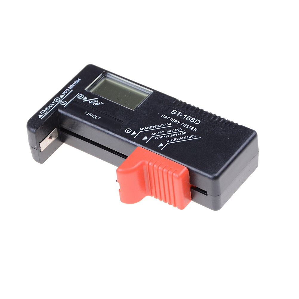 Universal Battery Tester Double Easy-to-read Battery Measuring Tools Volt Checker for 9V 1.5V and AA AAA Cell Batteries