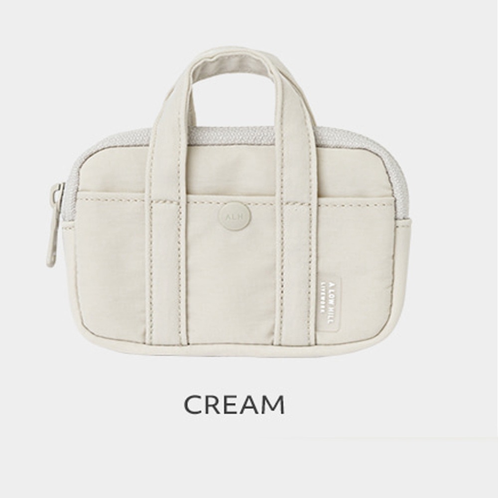 Portable Nylon Coin Purse Korean Style Zipper Pouch Men Wallet Bank Card Organizer Lightweight Mini Earphone Storage Bag Girls: Blue