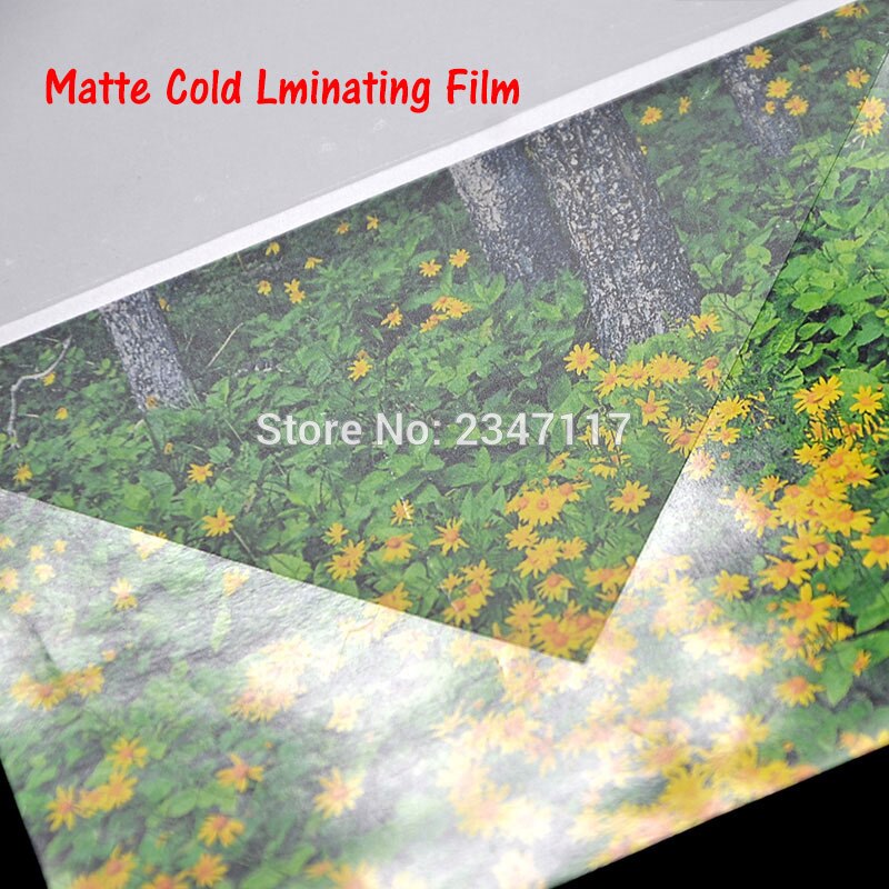 Matte Cold Laminating Film A4 X 50 Sheets, Special for Advanced Photo Poster Film Thickness 80Mic