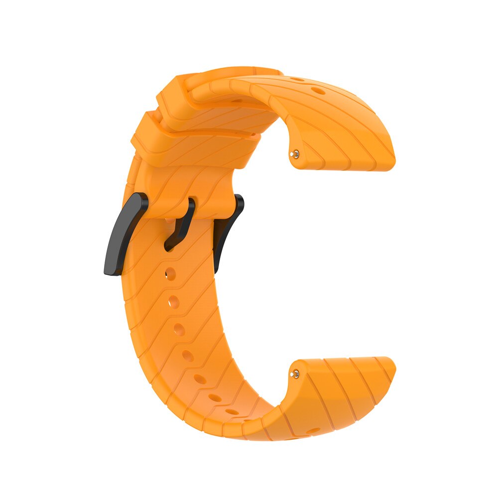 24Mm Zachte Siliconen Band Strap Voor Suunto Spartan Sport Pols Hr Vrouwen Mannen Universele Horlogeband Armband Voor Suunto 9/ 9 Baro /D5