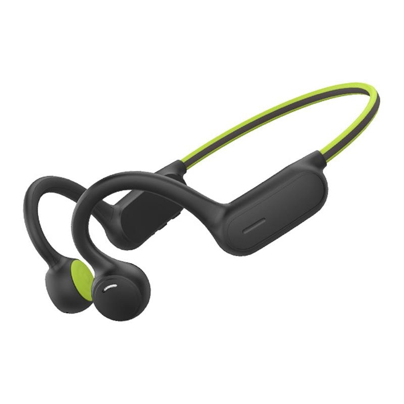 OPENEAR Drahtlose Bluetooth Kopfhörer Knochen Leitung Headset Wasserdicht Sweatproof Sport Stereo Kopfhörer: Grün