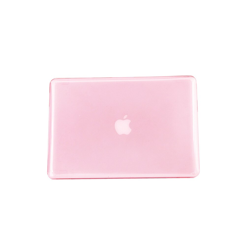 A1278 A1286 matowy/kryształowy futerał na laptopa do Macbook Pro 13.3 "15.4" profesjonalna osłona ochronna shell 2008-2012: Różowy / 15.4