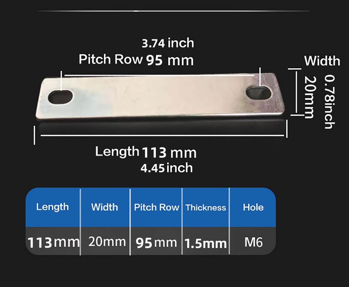 Barra colectora de placa de níquel y cobre puro para conector de celda de batería Lifepo4 de litio 3,2 V 50Ah 60ah 100ah 120ah 200ah 280ah 300ah: Azul oscuro