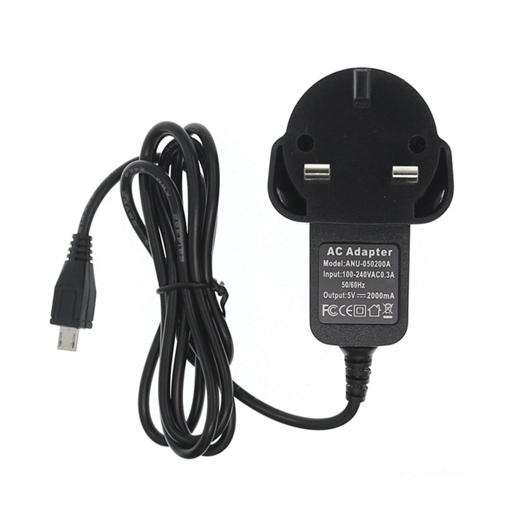 Uk Plug 5V2A Power Adapter Micro Usb Adapter Oplader Voor Tablet Pc