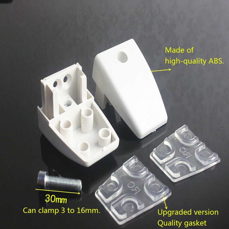 Partitie Ondersteuning Beugel Plank Bureau Clip Clip Bureau Privacy Screen Clip Beugel Glas Clip, Aluminium Xd