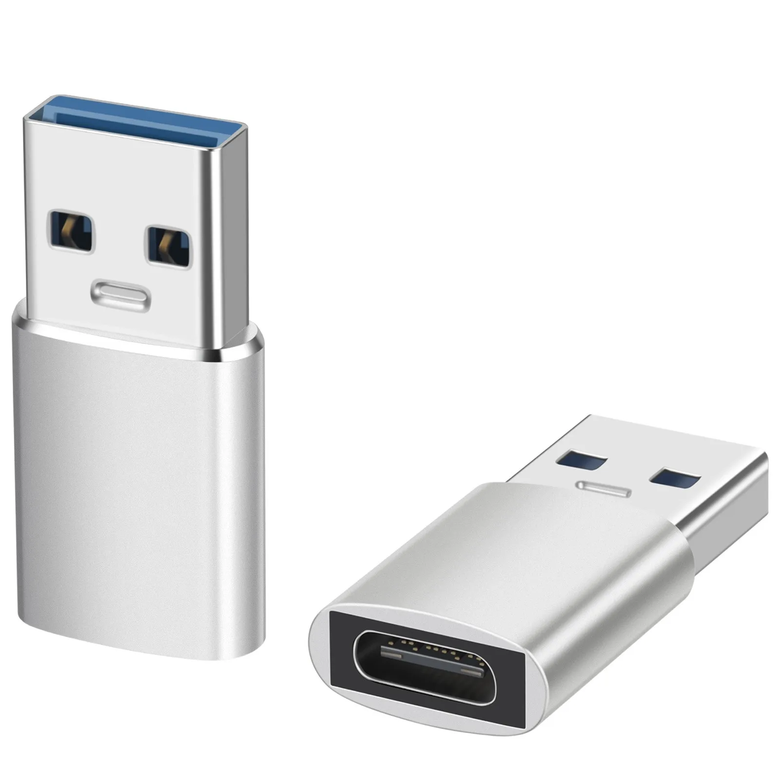 Adapter USB 3.2 Type-C 10 Gb/s OTG typu C USB C męski na USB 3.2 żeński do Macbooka Xiaomi Samsung USBC OTG Connector: orange