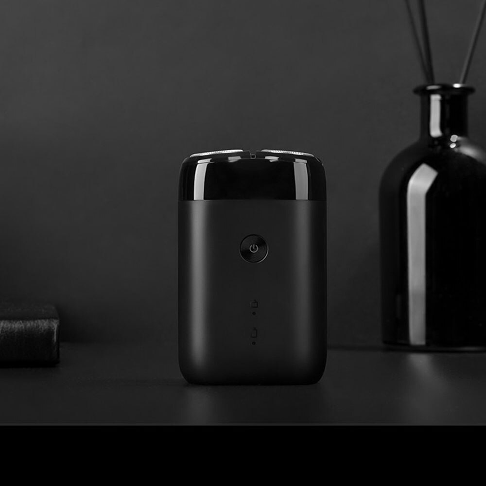 Xiaomi-Afeitadora eléctrica Mijia S100 para hombre, recargable por USB, grado IPX7, resistente al agua, rotativa, portátil, recortadora de barba
