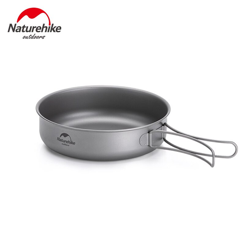 Naturehike Titan Pfanne Schüssel Platte mit Klapp Griff Ultra-licht draussen Camping Picknick Geschirr Geschirr