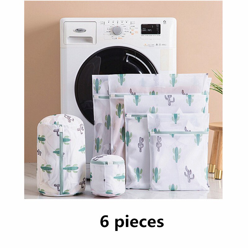 1 set dragkedja mesh tvättpåse tvättmaskin dedikerad smutstvätt påse underkläder strumpa bh tvättkorg tvättkorg i flera storlekar