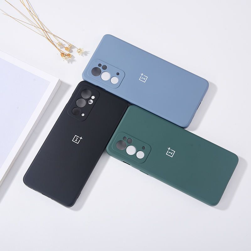 Dla Oneplus 9 9R 9RT etui 1+ 9R 1+9 1+9RT Pokrowiec Funda Oryginalny Płynny Silikon Matowy Miękki Wstrząsoodporny Tylny Zderzak Telefonu muszla