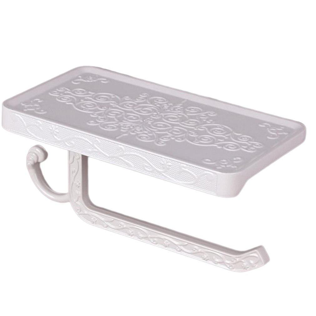 Space Aluminum Antique Paper Towel Rack Toilet Paper Holder Wall-mounted Bracket Hanging Bathroom Shelf Bathroom Accessories