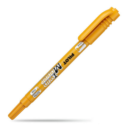 1Pcs Japan Pilot Color Double-Headed Marker Oily Quick-Dry Painting Art Hook Pen SCA-TM Color Bright Waterproof: black color