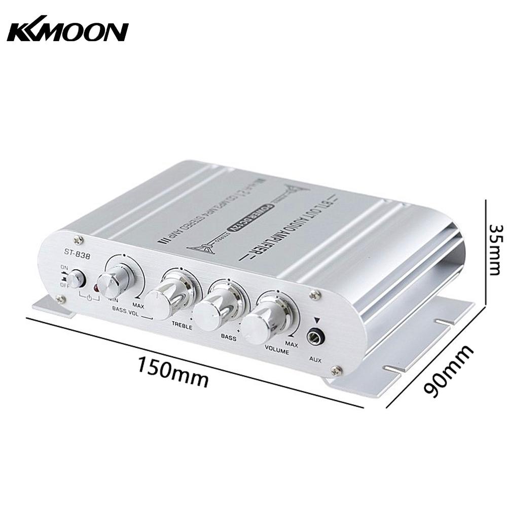 Mini Digital Hi-Fi Power Amplifier 2.1CH Subwoofer Stereo Audio Player Car Motorcycle Home Power Amplifier