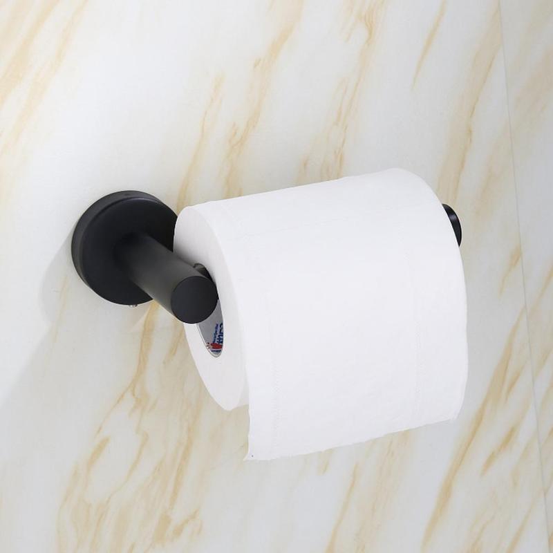 Portarrollos de papel higiénico de baño ventosa al vacío J16 montaje de pared de acero inoxidable 19 L8I4