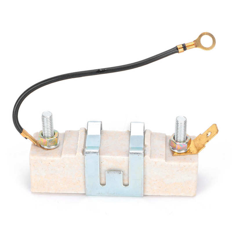 Resistencia de la bobina de encendido, dispositivo de Metal cerámico resistente al desgaste para Resistor de balasto de cerámica de coche clásico de 1,5 Ohm
