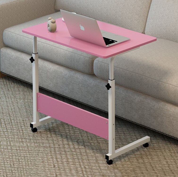 80x40CM Computer Table Height Adjustable Portable Laptop Desk Rotate Laptop Bed Table Can be Lifted Standing Desk