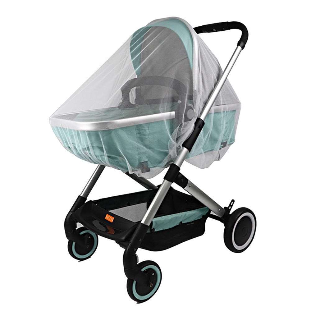 Baby Stroller Full Cover Accessories Safe Pushchair Fly Insect Protection Mosquito Net Buggy Summer Cart Crib Netting Mesh