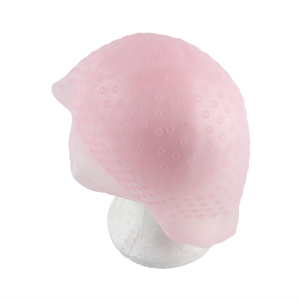 Silicone réutilisable coloration des cheveux mettant en évidence le capuchon de teinture: pink