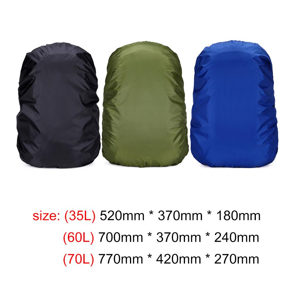 35/60/70L Waterproof Backpack Rain Cover Ultralight Shoulder Rainproof Cover for Backpack Rucksack Bag Travel Camping Climbing