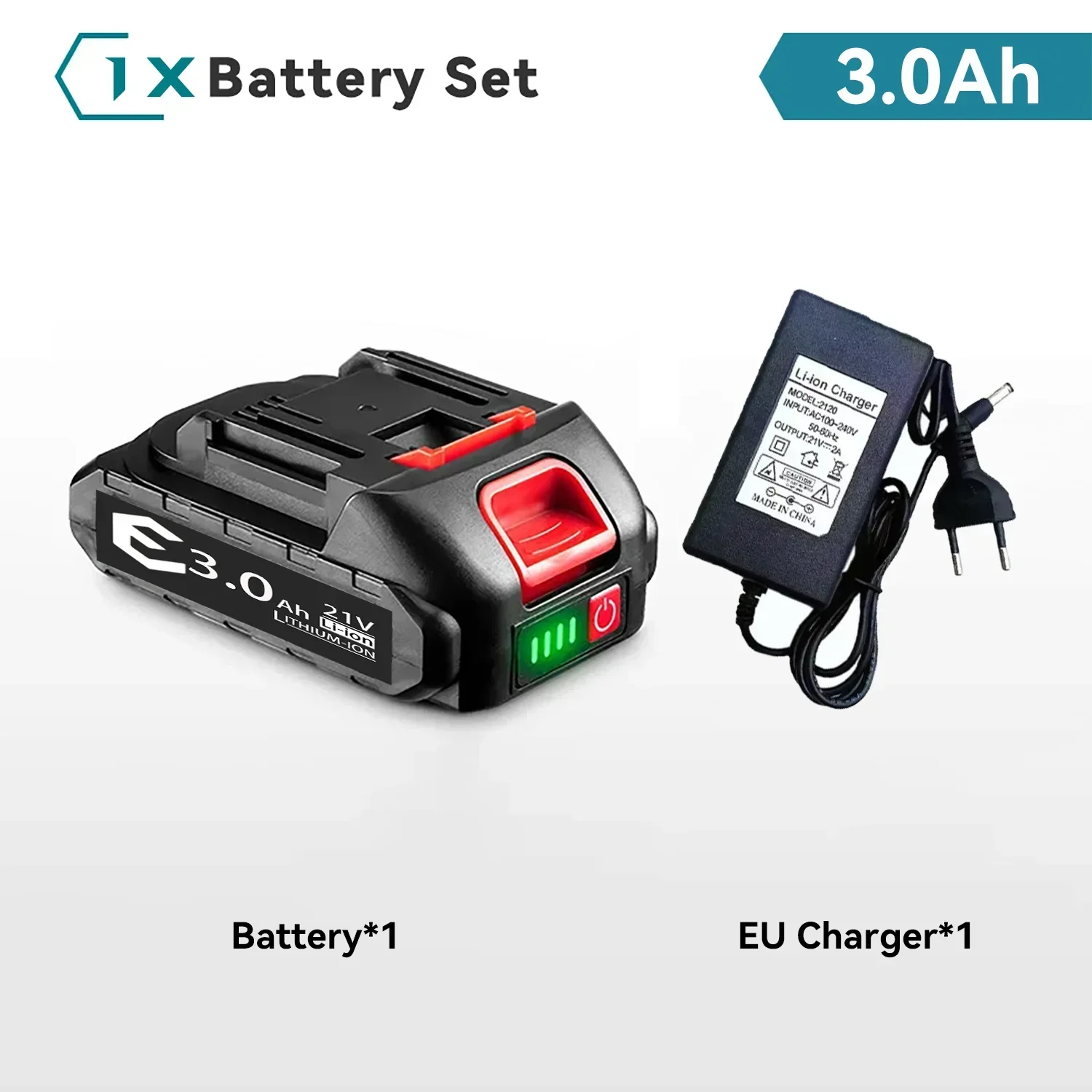 18v 21v 388vf oplaadbare batterij 3000 mah 6000 mah 9000 mah lithium-ionbatterij li-ionbatterij voor makita elektrisch gereedschap: Paars