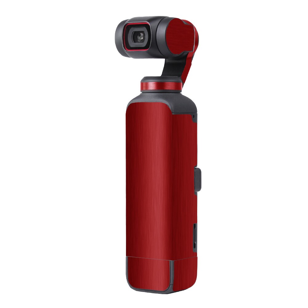 Kolorowe naklejki naklejki folia ochronna wodoodporna obudowa pcv pokrywa dla DJI OSMO Pocket 2 kardana ręczna akcesoria do aparatu: Brązowy
