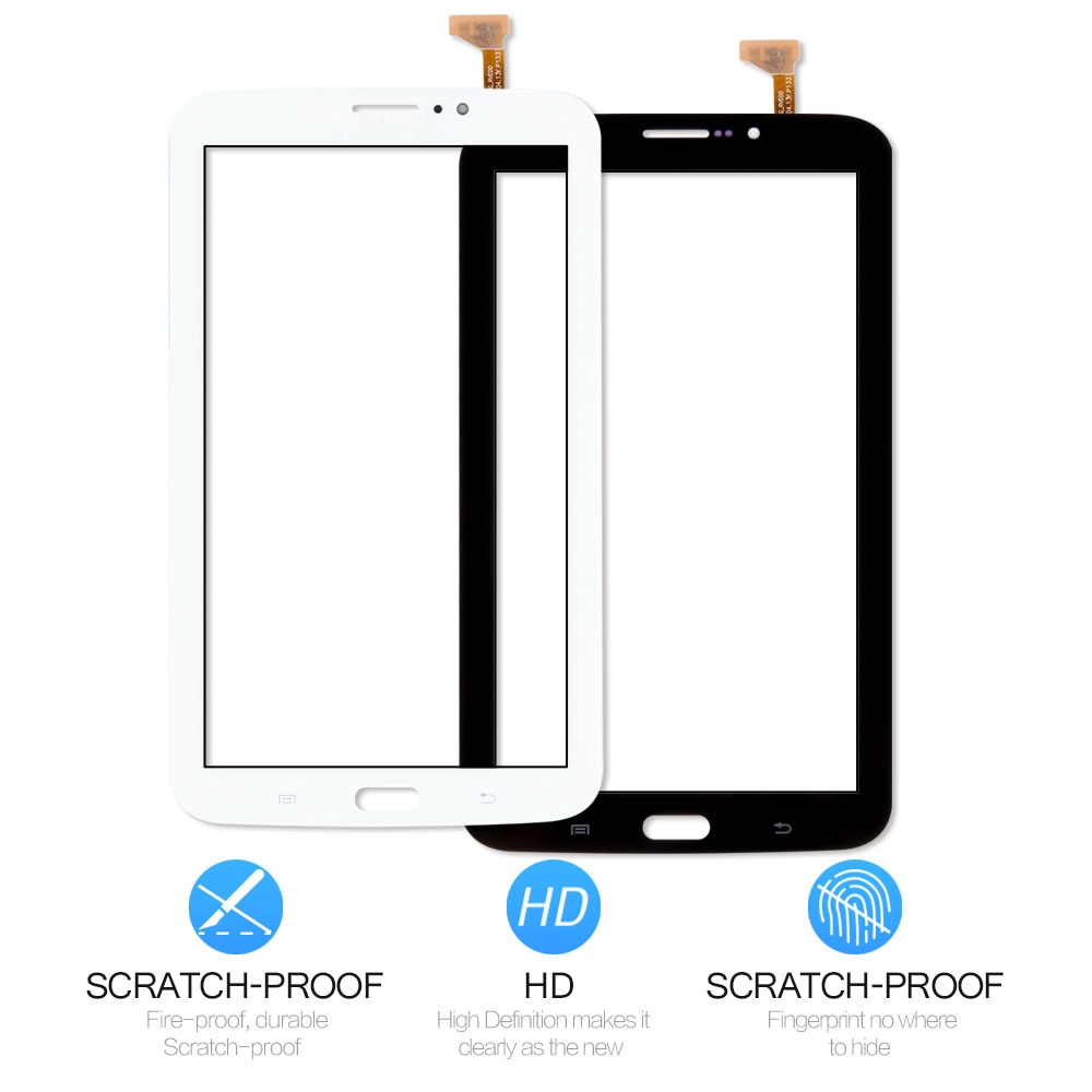 Srjtek 7" For Samsung Galaxy Tab 3 7.0 SM-T210 SM-T211 SM T210 T211 Touch Screen Digitizer Glass Panel Sensor Tablet Replacement
