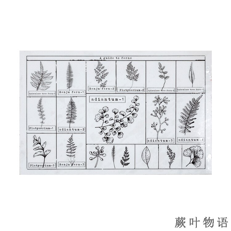 Retro Note Series English Notes Bullet Journal Rubber Stamps for Scrapbooking Cards Decoration Embossing Craft standard stamp: 13