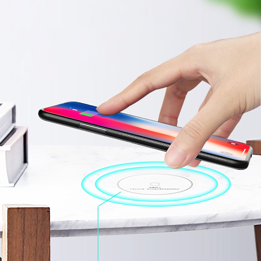 Desk Desktop Wireless Charger Hidden Embedded Wireless Charging Pad 25mm Compatible For Android All Enabled Phones