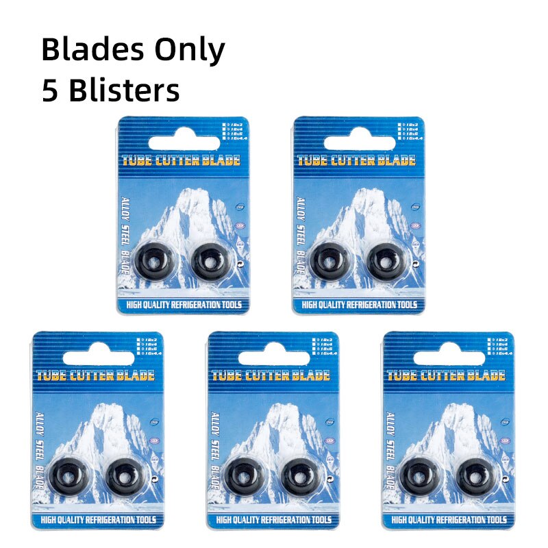 Deemount sykkel rørkutter dia . 4-30mm or 6-42mm gaffel styre setepinne aluminium stål messing titan rør kutteverktøy: Blad 5pr