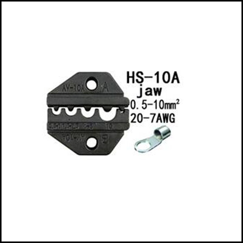 Mâchoire de serrage SN28B/48B/16wf/02WF/2/06WF/HS-10A/40J/10WF terminaux et récepteurs Non isolés: HS-10A jaw