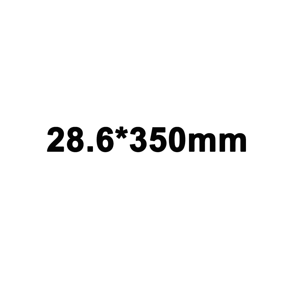 ZTTO Fahrrad Sattelstütze Sattelstütze 25,4 27,2 28,6 31,6 350mm Für Rennrad Mtb MTB Fest Ausrüstung: 28.6x350mm