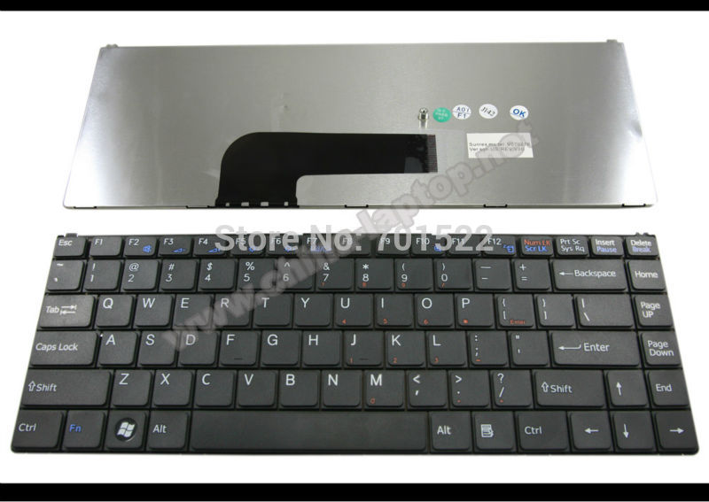 Laptop keyboard for Sony Vaio PCG-7X1L PCG-7X1M PCG-7X2L PCG-7T1L PCG-7Y1L VGN-N VGN-N VGN-N100 Black US K070278D1 147998121