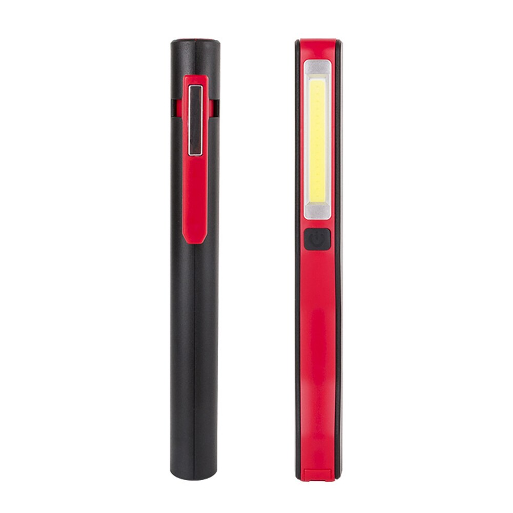 50% SALES!Portable Pen Shape COB LED Flashlight USB Rechargeable Magnetic Work Light Lamp